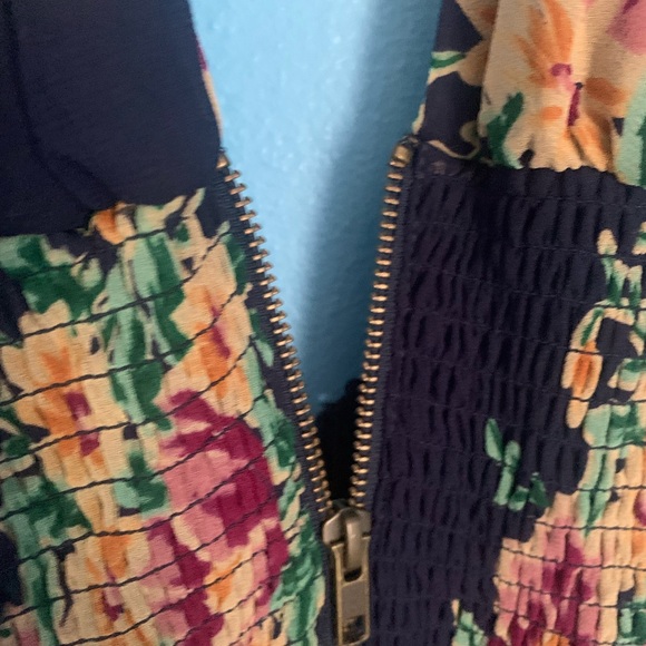 Betsey Johnson VTG Y2K Floral Zip Front Halter Midi Dress NWT Size S - Picture 7 of 9